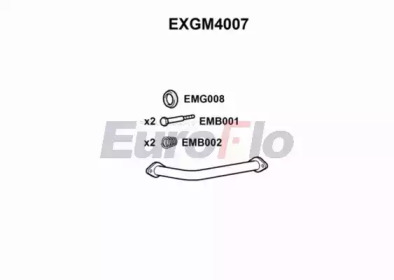 Труба выхлопного газа EuroFlo EXGM4007