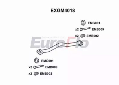 Труба выхлопного газа EuroFlo EXGM4018