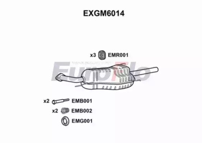 Амортизатор EuroFlo EXGM6014