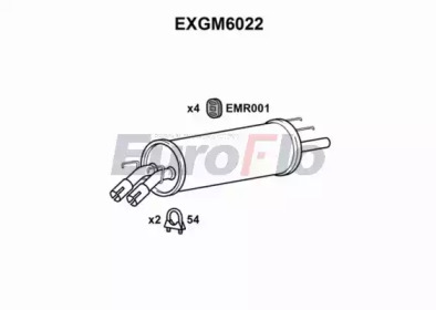 Амортизатор EuroFlo EXGM6022