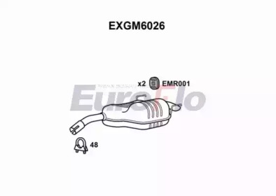 Амортизатор EuroFlo EXGM6026