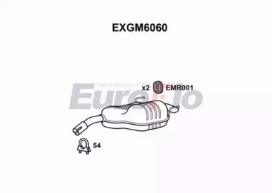 Амортизатор EuroFlo EXGM6060