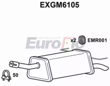 Амортизатор EuroFlo EXGM6105