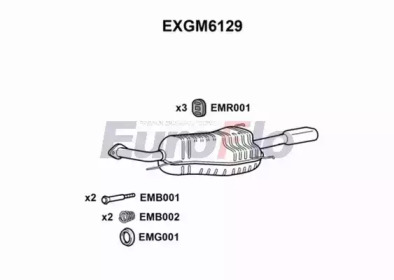 Амортизатор EuroFlo EXGM6129