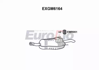 Амортизатор EuroFlo EXGM6164