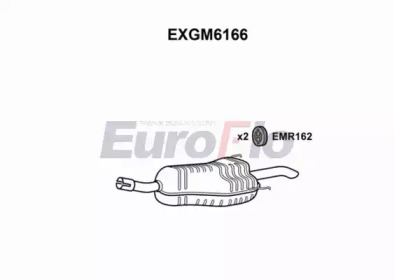 Амортизатор EuroFlo EXGM6166