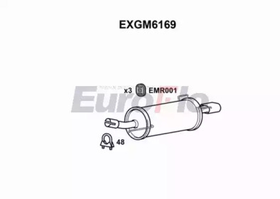 Амортизатор EuroFlo EXGM6169