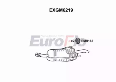 Амортизатор EuroFlo EXGM6219