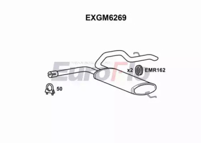 Амортизатор EuroFlo EXGM6269