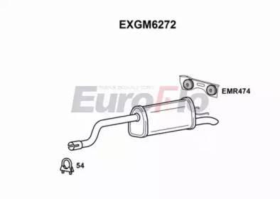 Амортизатор EuroFlo EXGM6272