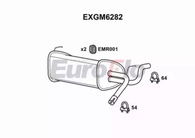 Амортизатор EuroFlo EXGM6282