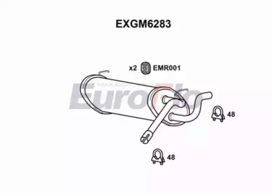 Амортизатор EuroFlo EXGM6283