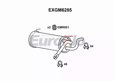 Амортизатор EuroFlo EXGM6285