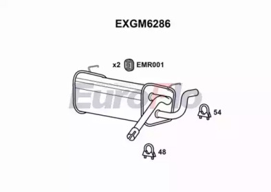 Амортизатор EuroFlo EXGM6286