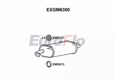 Амортизатор EuroFlo EXGM6300