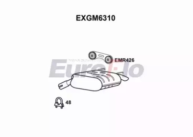 Амортизатор EuroFlo EXGM6310