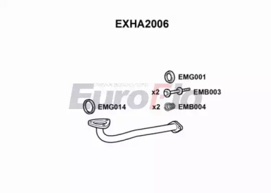 Труба выхлопного газа EuroFlo EXHA2006