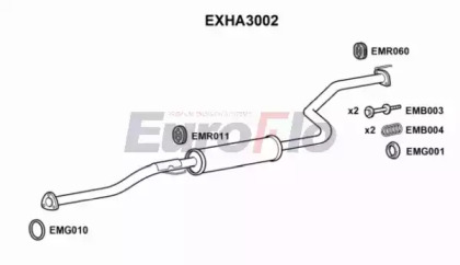 Амортизатор EuroFlo EXHA3002