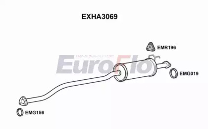 Амортизатор EuroFlo EXHA3069