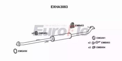 Амортизатор EuroFlo EXHA3083