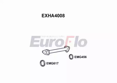 Труба выхлопного газа EuroFlo EXHA4008