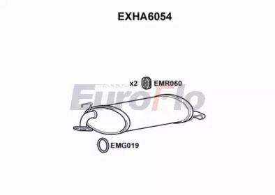 Амортизатор EuroFlo EXHA6054