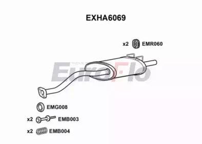 Амортизатор EuroFlo EXHA6069