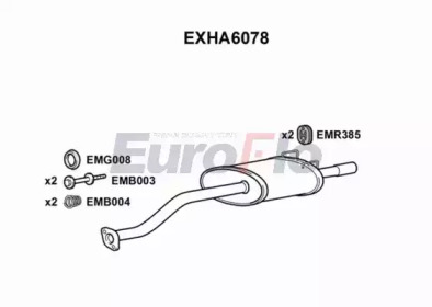 Амортизатор EuroFlo EXHA6078