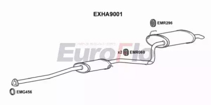 Амортизатор EuroFlo EXHA9001