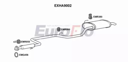 Амортизатор EuroFlo EXHA9002