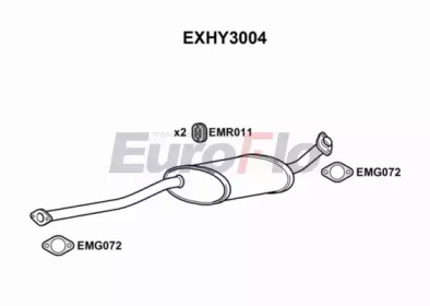 Амортизатор EuroFlo EXHY3004