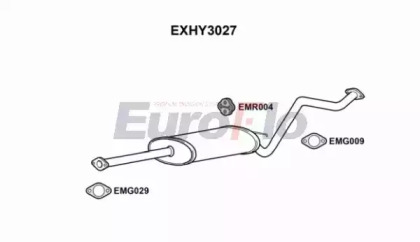 Амортизатор EuroFlo EXHY3027