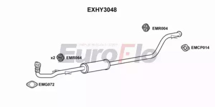 Амортизатор EuroFlo EXHY3048