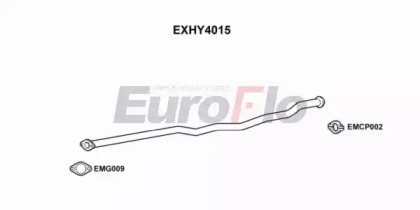 Труба выхлопного газа EuroFlo EXHY4015