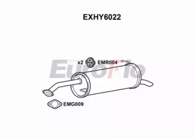 Амортизатор EuroFlo EXHY6022