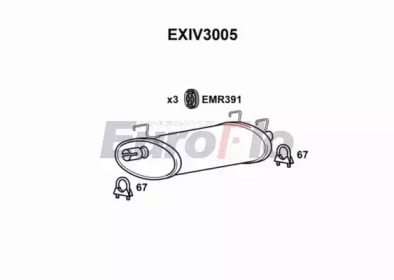 Амортизатор EuroFlo EXIV3005