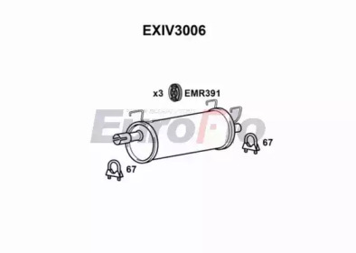 Амортизатор EuroFlo EXIV3006