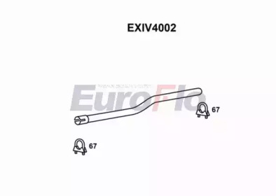 Труба выхлопного газа EuroFlo EXIV4002