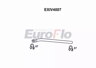 Труба выхлопного газа EuroFlo EXIV4007