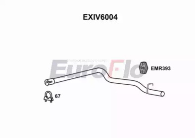 Насадка выпускной трубы EuroFlo EXIV6004