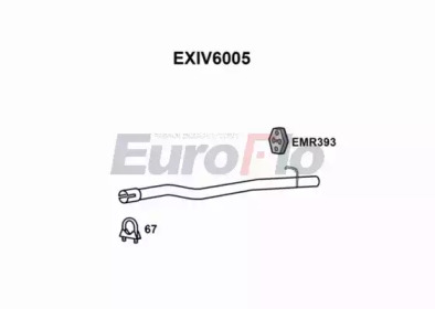 Насадка выпускной трубы EuroFlo EXIV6005