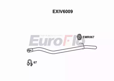 Насадка выпускной трубы EuroFlo EXIV6009