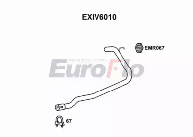 Насадка выпускной трубы EuroFlo EXIV6010