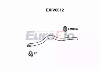 Насадка выпускной трубы EuroFlo EXIV6012