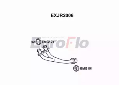 Труба выхлопного газа EuroFlo EXJR2006