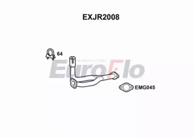 Труба выхлопного газа EuroFlo EXJR2008