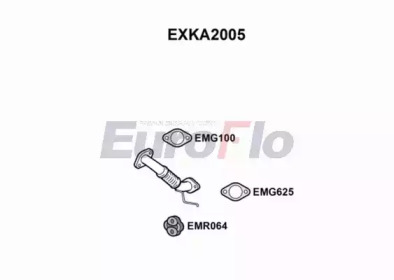 Труба выхлопного газа EuroFlo EXKA2005