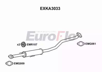 Амортизатор EuroFlo EXKA3033