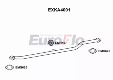 Труба выхлопного газа EuroFlo EXKA4001