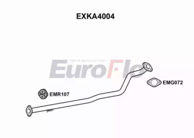 Труба выхлопного газа EuroFlo EXKA4004